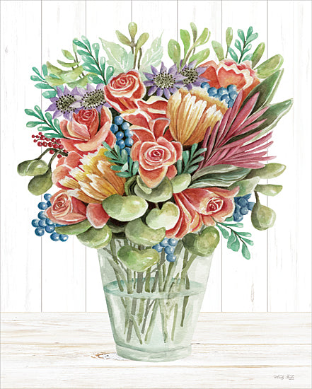 Cindy Jacobs CIN4274 - CIN4274 - Petal Pals - 12x16 Flowers, Bouquet, Greenery, Red Flowers, Orange Flowers, Vase from Penny Lane