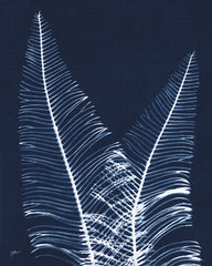 NOR332 - Indigo Large Ferns - 12x16