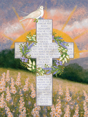 ALP2779 - Easer Dove Cross - 12x16