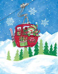 ART1387 - X-Mas 25 Ski Lift - 12x16