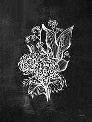 FEN687 - Chalkboard Wildflower IV - 12x16
