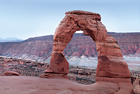 Lori Deiter LD3861 - LD3861 - Time's Sculpture - Delicate Arch - 18x12 Delicate Arch, Utah, sandstone, national park, desert, rock formation, iconic arch, Arches National Park, natural landmark, scenic, geological, Southwest USA from Penny Lane