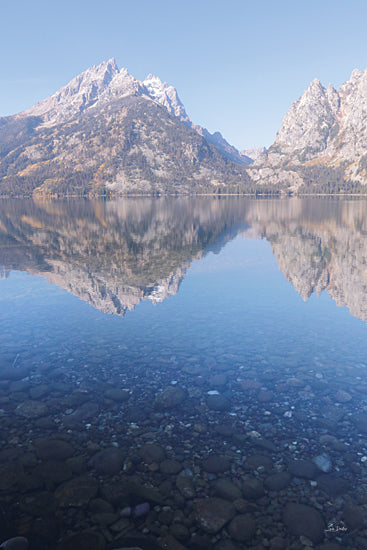 Lori Deiter LD3867 - LD3867 - Clear Water Reflections - 12x18 Jenny Lake, Grand Teton National Park, Wyoming, lake reflection, mountain range, clear water, nature photography, serene landscape, alpine scenery from Penny Lane
