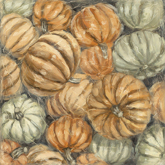Sara G. Designs SGD344 - SGD344 - Patch Full of Pumpkins - 12x12 Cluster of pumpkins in orange and green hues, fall harvest theme, rich textures and colors, rustic style from Penny Lane