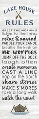 STAR275 - Lake House Rules   - 12x36