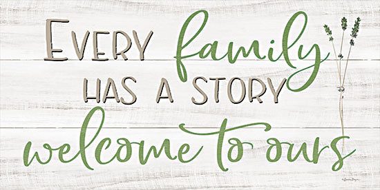 Susie Boyer BOY654 - BOY654 - Every Family Has a Story - 18x9 Every Family Has a Story, Family, Welcome, Signs, Typography, Wood Planks from Penny Lane