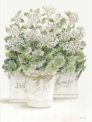 CIN2876 - White Geraniums I - 12x16
