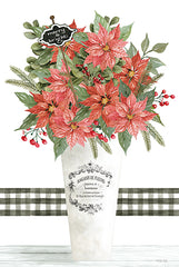 CIN3451 - Merry & Bright Poinsettias - 12x18