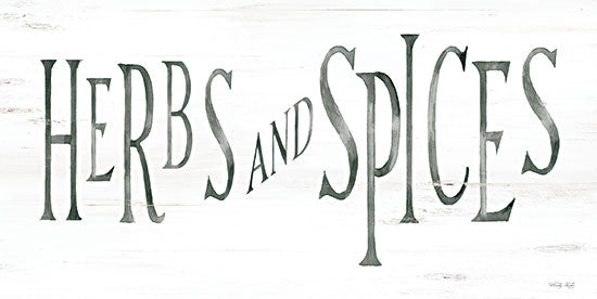 Cindy Jacobs CIN3627 - CIN3627 - Herbs and Spices - 18x9 Kitchen, Herbs and Spices, Typography, Signs, Textual Art, Black & White from Penny Lane