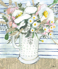 JM422 - Milk Glass Florals - 12x16