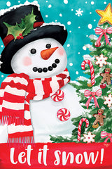 MOL2570 - Let It Snow Snowman - 12x18