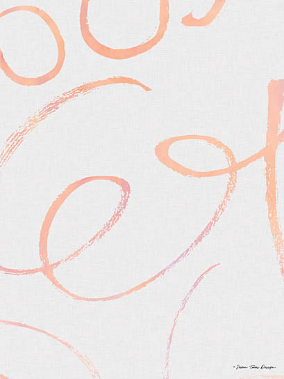 Seven Trees Design ST242 - Peach Swirls - Swirls from Penny Lane Publishing