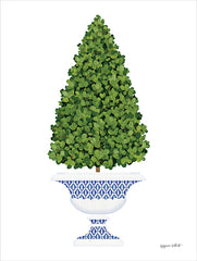 ALP2457LIC - Blue & White Potted Topiary III - 0
