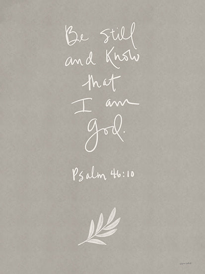 Annie LaPoint ALP2469 - ALP2469 - Be Still and Know - 12x16 Religious, Be Still and Know That I Am God, Psalm, Bible Verse, Typography, Signs, Textual Art, Leaves from Penny Lane
