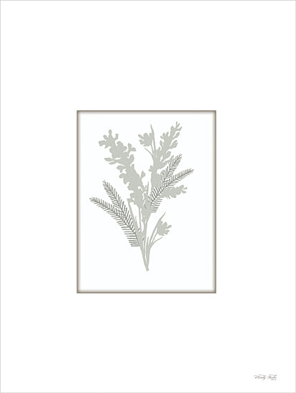 Cindy Jacobs CIN4270 - CIN4270 - Botanical Silhouette III - 12x16 Flowers, Silhouette, Border, Botanical, Greenery, White from Penny Lane