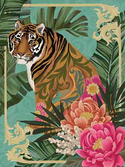 Cat Thurman Designs Licensing CTD170LIC - CTD170LIC - Floral Tiger - 0  from Penny Lane
