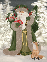 CTD307 - Woodland Santa and Fox - 12x16