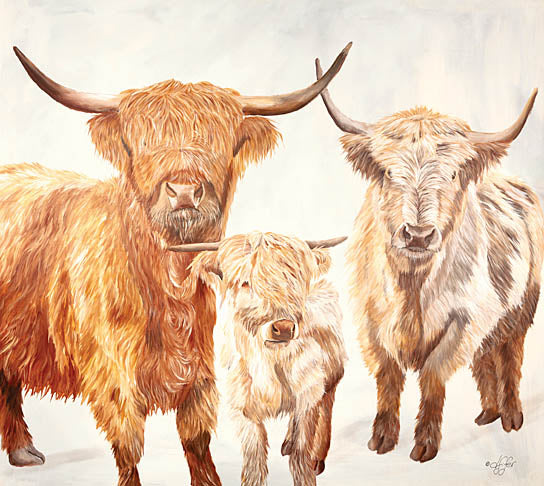 Diane Fifer DF143 - DF143 - Hairy Highland Cattle - 16x12 Animals, Farm Animals, Cows, Highland Cows, Baby Calf, Portrait from Penny Lane