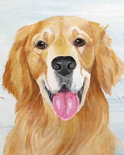 Diane Fifer DF150 - DF150 - Golden - 12x16 Pets, Dog, Golden Retriver, Smiling Dog, Portrait from Penny Lane