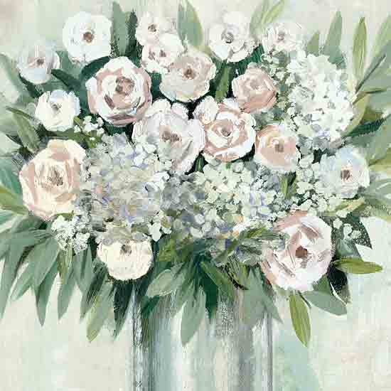 Dogwood Portfolio DOG279 - DOG279 - Floral Frenzy - 12x12 Flowers, Pink Flowers, White Flowers, Greenery, Vase, Bouquet, Spring, Spring Flowers, Cottage/Country from Penny Lane