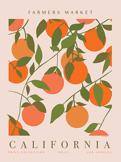 Kamdon Kreations KAM925 - KAM925 - Farmers Market Clementine Poster - 12x16 Clementines, Oranges, Farmer's Market California, Typography, Signs, Textual Art from Penny Lane