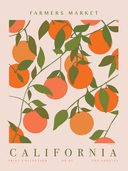 KAM925 - Farmers Market Clementine Poster - 12x16