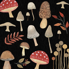 KD187 - Enchanted Mushrooms - 12x12