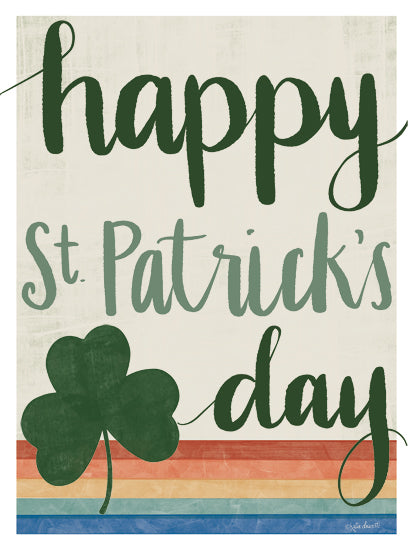 Katie Doucette KD212 - KD212 - Happy St. Patrick's Day - 12x16 St. Patrick's Day, Shamrock, Happy St. Patrick's Day, Rainbow, Typography, Signs, Textual Art from Penny Lane