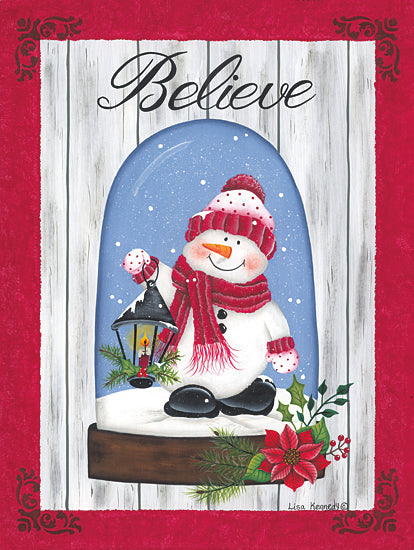 Lisa Kennedy Licensing KEN1285LIC - KEN1285LIC - Snowman Snow Globe - 0  from Penny Lane