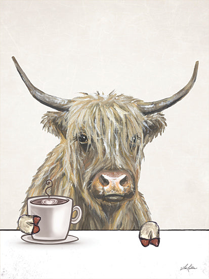 Lee Keller LK250 - LK250 - Good Morning Highland - 12x16 Whimsical, Kitchen, Cow, Highland Cow, Coffee, Coffee Cup,  Farm, Typography, Signs, Textual Art, Farmhouse/Country from Penny Lane