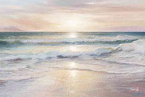 Marla Rae MAZ5940 - MAZ5940 - Majestic Waves II - 18x12 Coastal, Landscape, Ocean, Waves, White Caps, Textured, Sun from Penny Lane