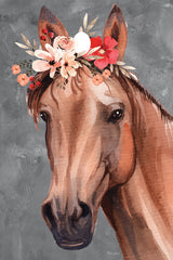 ND565 - Whimsical Floral Horse - 12x18