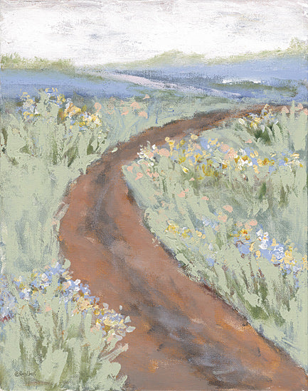 Roey Ebert REAR440 - REAR440 - Hold My Hand - 12x16 Landscape, Path, Flowers, Wildflowers, Lake, Abstract from Penny Lane