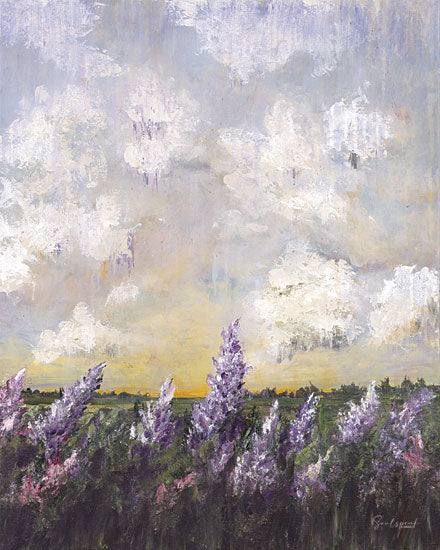 Soulspeak & Sawdust SAW172 - SAW172 - Storm's Ending - 12x16 Herbs, Lavender, Lavender Field, Landscape, Clouds from Penny Lane