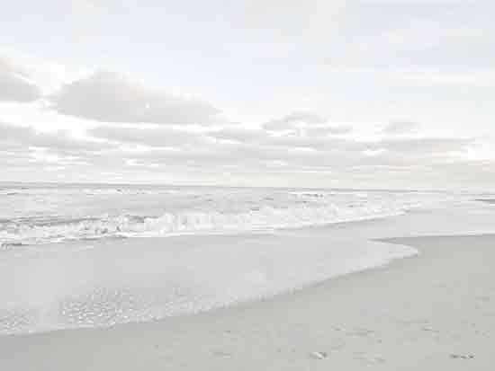 Stellar Design Studio SDS1400 - SDS1400 - Coastal Gray Day I - 16x12 Coastal, Landscape, Ocean Waves, Sand, Beach, Clouds, Gray from Penny Lane