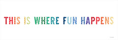 YND451A - This is Where Fun Happens  - 36x12