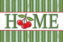 ALP2865 - Home with Cherries - 18x12