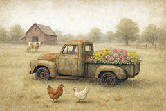 ANT159 - Yesterday's Blooms - 18x12