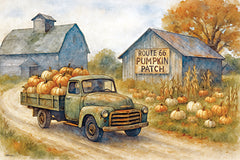 ANT248 - Pumpkin Patch on Route 66 - 18x12
