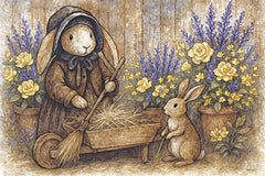 ANT294 - Among the Roses and Lavender - 18x12