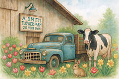 ANT310 - A. Smith Flower Farm - for dailies - 18x12