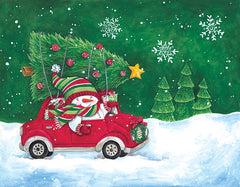 ART1386 - Bringing Home the Christmas Tree - 16x12