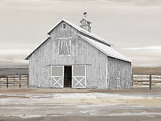 Amber Sterling AS322 - AS322 - Gray Day Barn - 16x12 Farm, Barn, Gray Barn, Fence, Landscape from Penny Lane