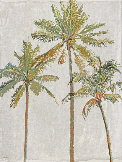 Amber Sterling AS433 - AS433 - Palm Pals - 12x16 Three tropical palm trees, watercolor texture, light background, summer, nature, tropical vibes, breezy, beach theme, vertical composition from Penny Lane