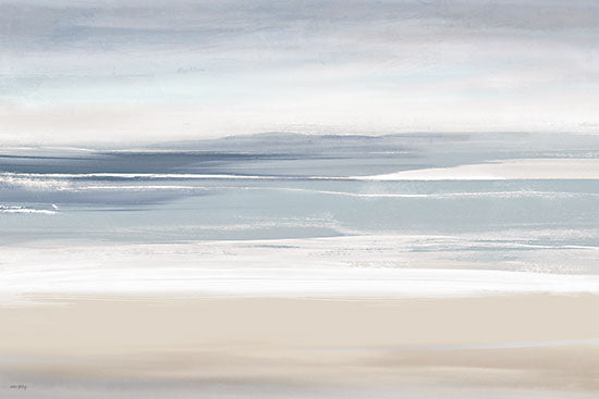 Amber Sterling AS621 - AS621 - Coastal Silence - 16x12 soft coastal abstract horizontal ocean blue beige layers serene landscape from Penny Lane