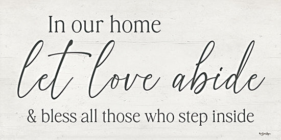 Susie Boyer BOY804 - BOY804 - Let Love Abide     - 18x9 home sign, inspirational quote, farmhouse wall art, love message, typography decor, rustic word art from Penny Lane