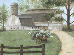 BR681 - Summer Blooms at the Barn - 16x12