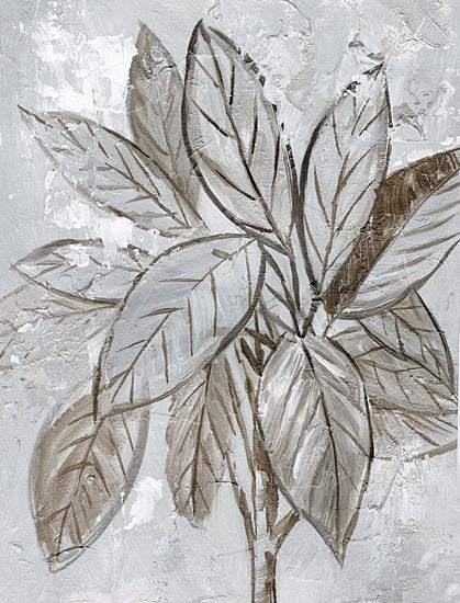 Cloverfield & Co. CC276 - CC276 - Silver Lining - 12x16 Greenery, Leaves, Blue Leaves, Silver Lining from Penny Lane