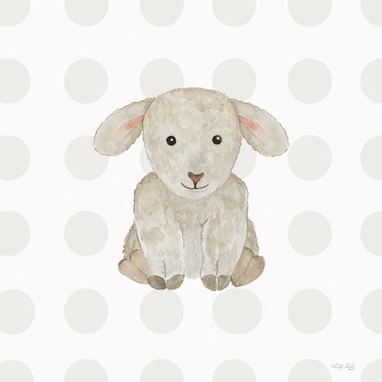 Cindy Jacobs CIN3985 - CIN3985 - Baby Lamb - 12x12 Baby, Babies Room, Nursery, Lamb, Portrait, Polka Dots, New Baby from Penny Lane