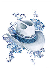 CIN4469 - Indigo Bloom Cowboy Hat - 12x16